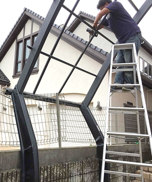 カーポート撤去前の写真