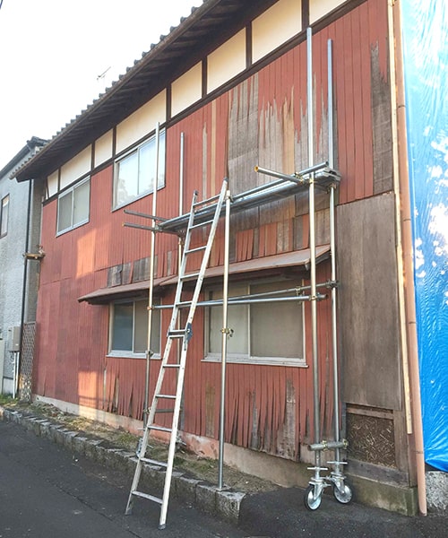 外壁修繕前の写真