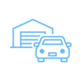 車庫のイラスト